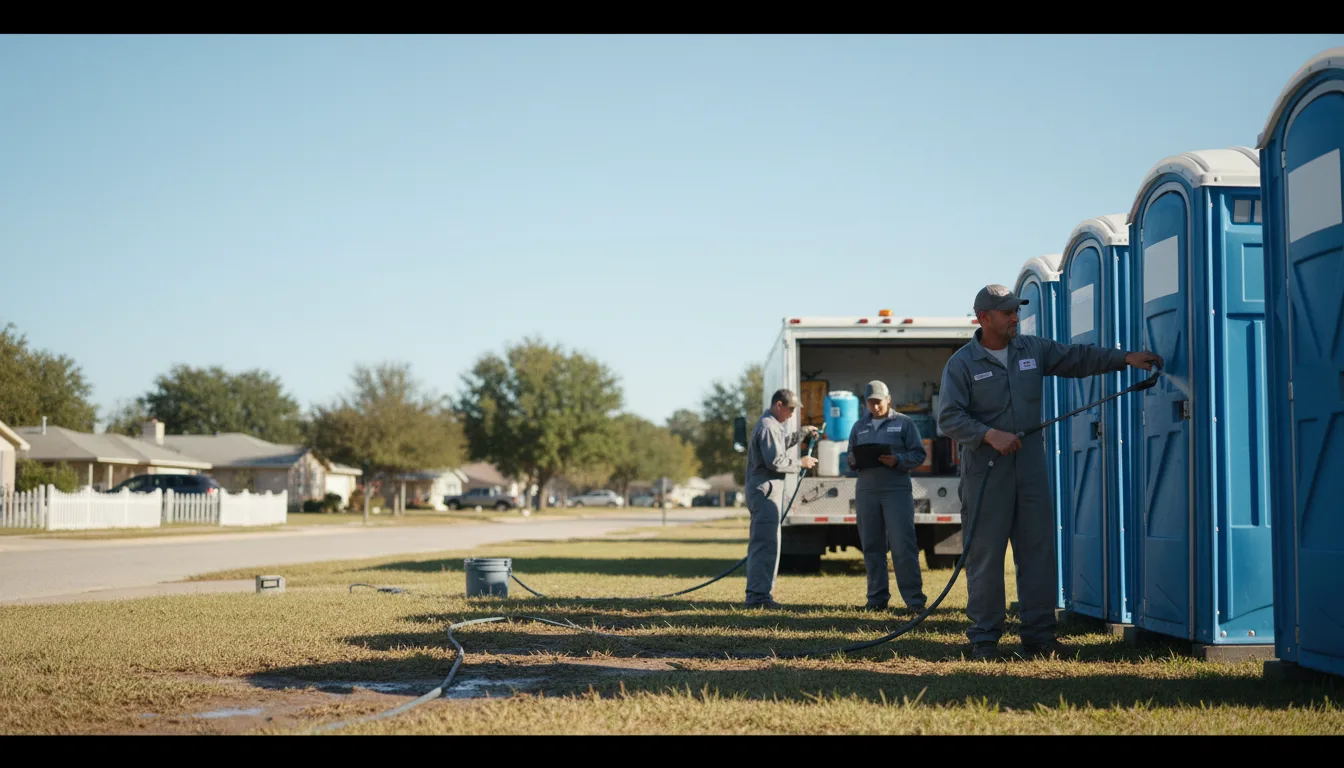 Long-Term Portable Toilet Rental in Whitt, TX near me